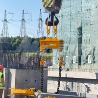 Траверса 64 тонны для колон в работе